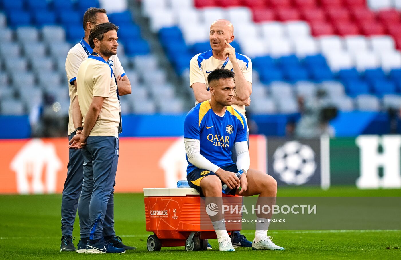 Финал Лиги Чемпионов УЕФА 2025. Тренировка команды "Интер" (Милан, Италия)