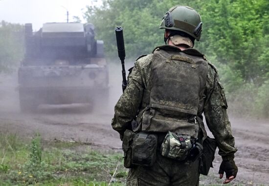 Боевая работа расчета ЗРК "ТОР М-1" группировки войск Центр на Красноармейском направлении СВО