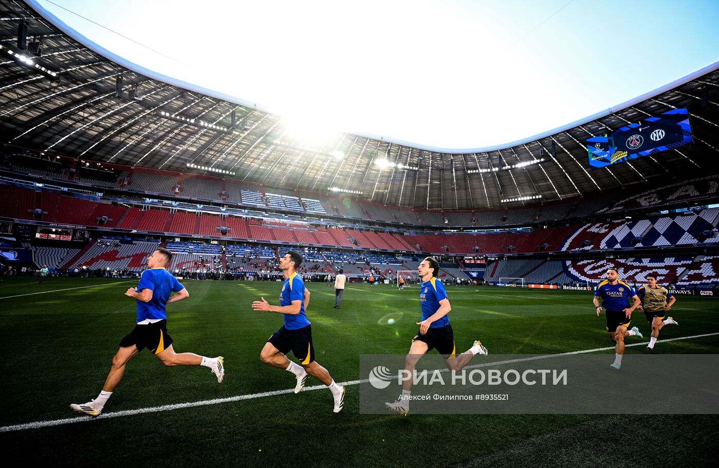 Финал Лиги Чемпионов УЕФА 2025. Тренировка команды "Интер" (Милан, Италия)
