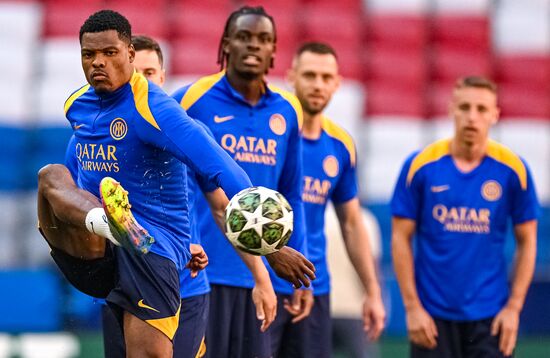 Финал Лиги Чемпионов УЕФА 2025. Тренировка команды "Интер" (Милан, Италия)