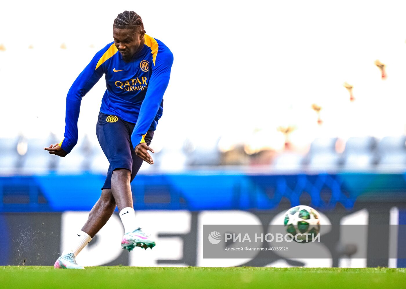 Финал Лиги Чемпионов УЕФА 2025. Тренировка команды "Интер" (Милан, Италия)