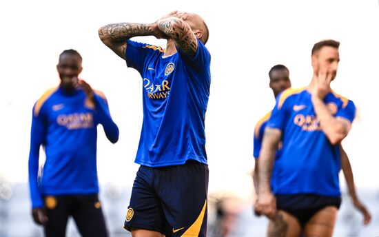 Финал Лиги Чемпионов УЕФА 2025. Тренировка команды "Интер" (Милан, Италия)