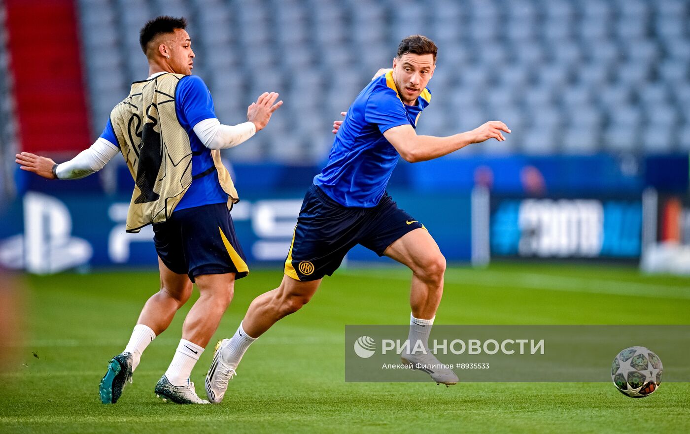 Финал Лиги Чемпионов УЕФА 2025. Тренировка команды "Интер" (Милан, Италия)