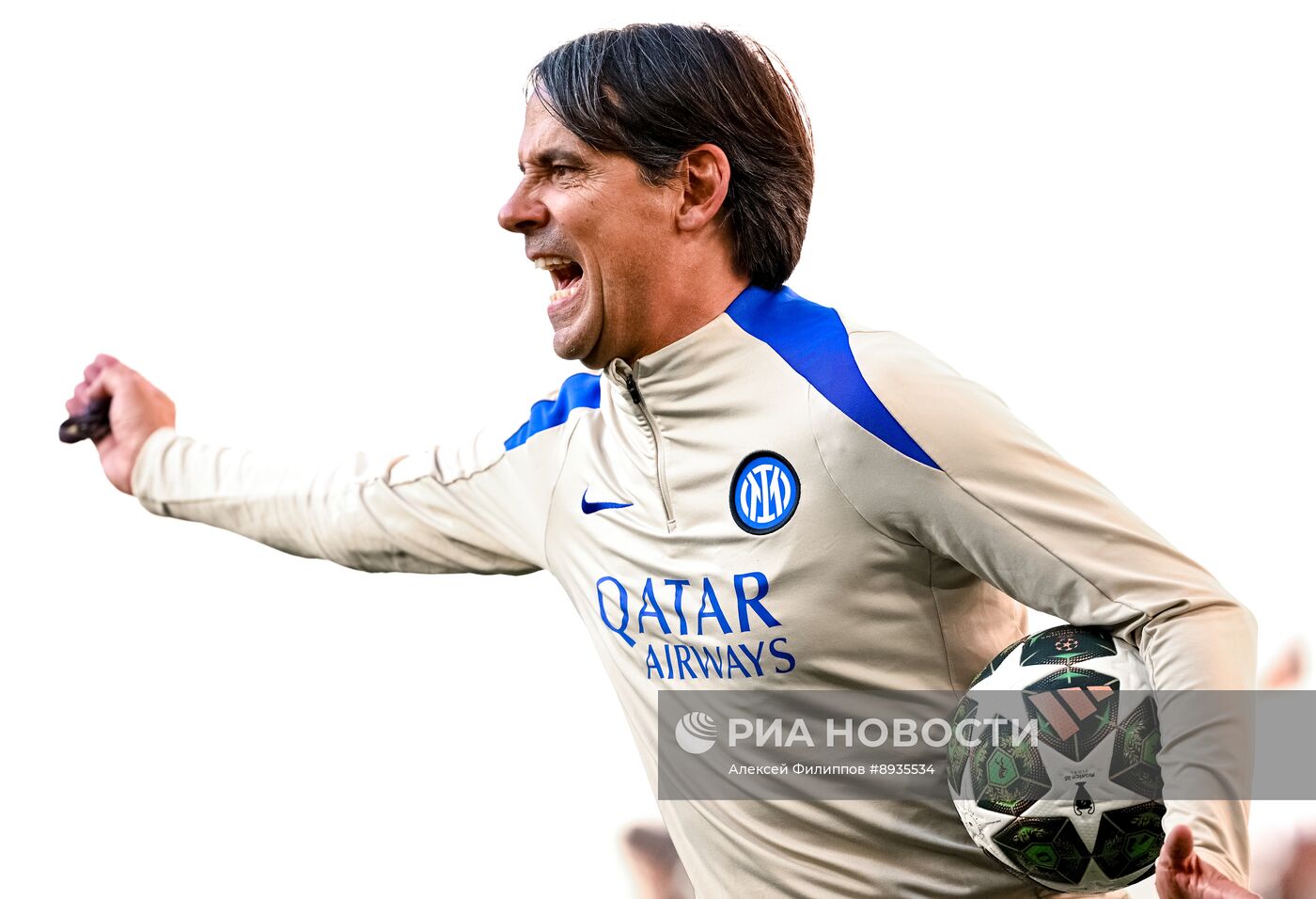 Финал Лиги Чемпионов УЕФА 2025. Тренировка команды "Интер" (Милан, Италия)