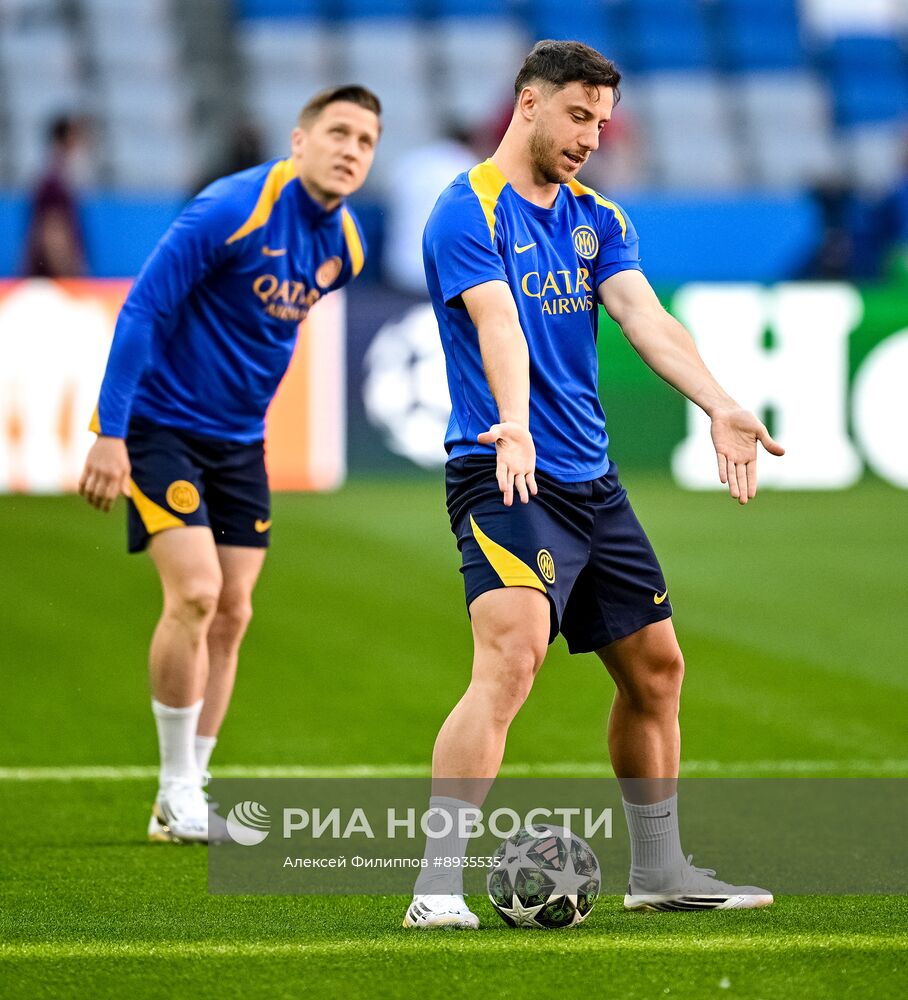 Финал Лиги Чемпионов УЕФА 2025. Тренировка команды "Интер" (Милан, Италия)