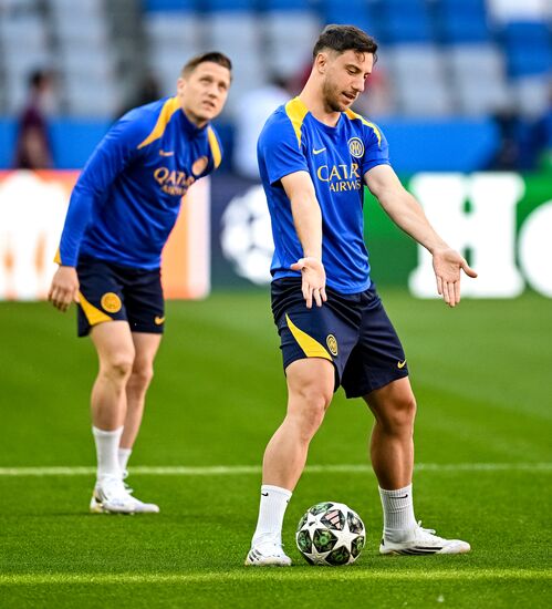 Финал Лиги Чемпионов УЕФА 2025. Тренировка команды "Интер" (Милан, Италия)