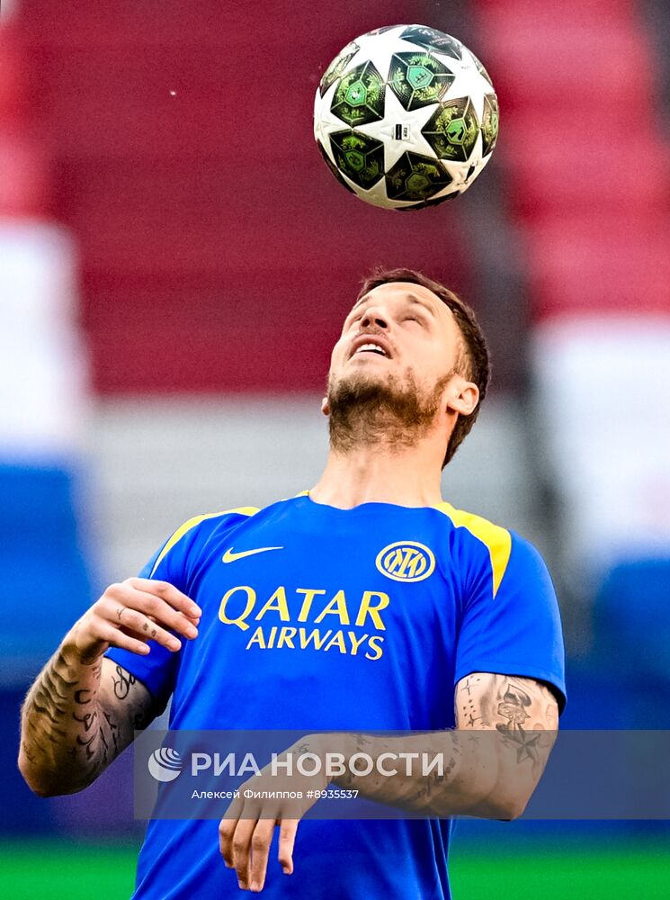 Финал Лиги Чемпионов УЕФА 2025. Тренировка команды "Интер" (Милан, Италия)