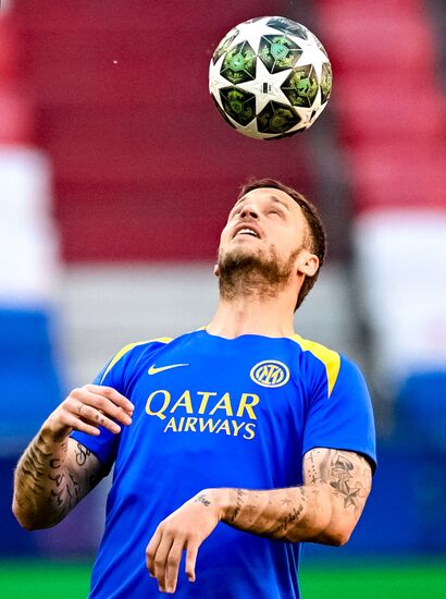 Финал Лиги Чемпионов УЕФА 2025. Тренировка команды "Интер" (Милан, Италия)