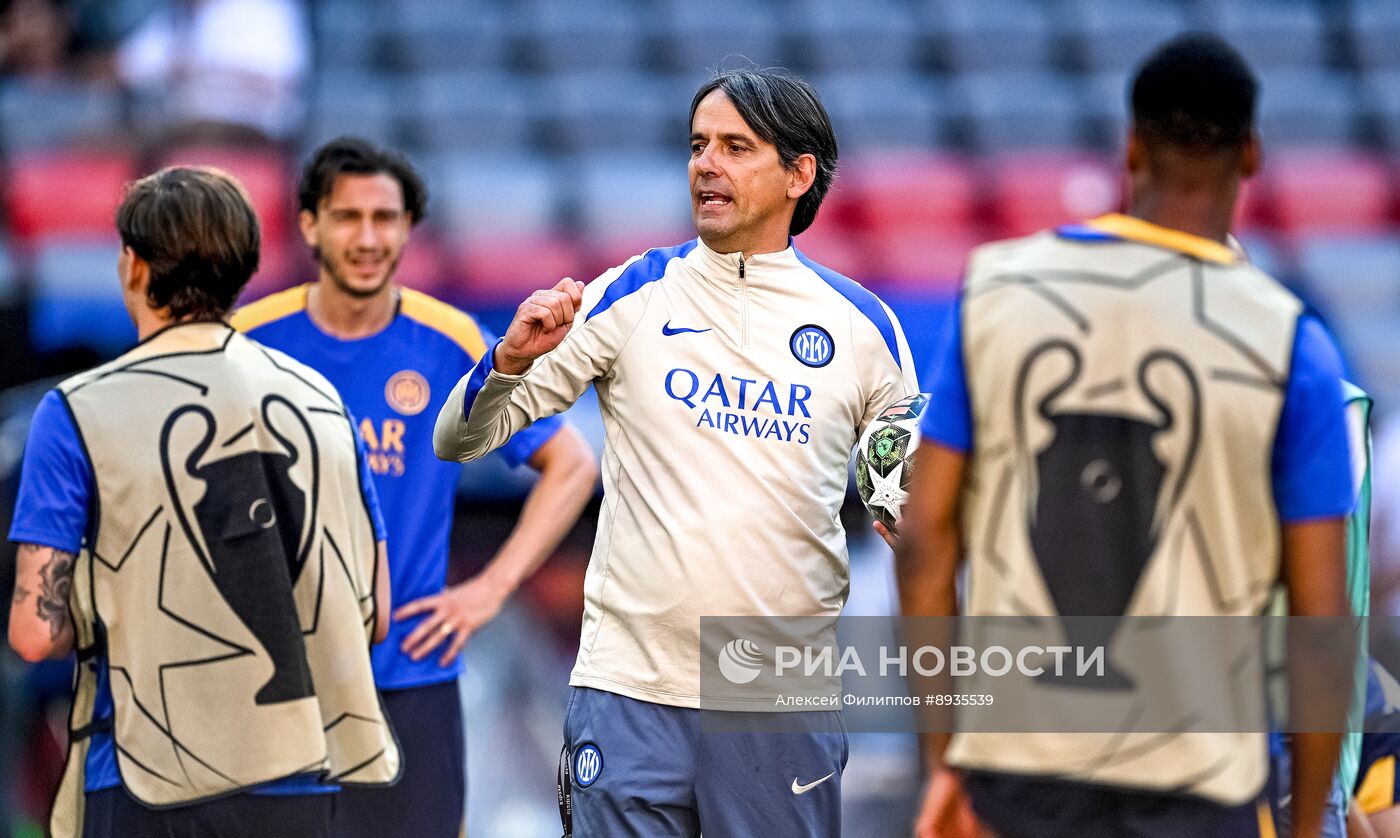 Финал Лиги Чемпионов УЕФА 2025. Тренировка команды "Интер" (Милан, Италия)