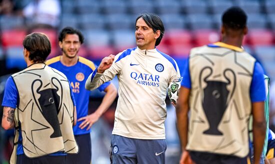 Финал Лиги Чемпионов УЕФА 2025. Тренировка команды "Интер" (Милан, Италия)