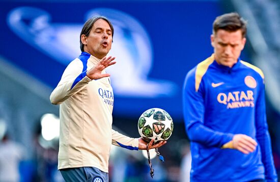 Финал Лиги Чемпионов УЕФА 2025. Тренировка команды "Интер" (Милан, Италия)