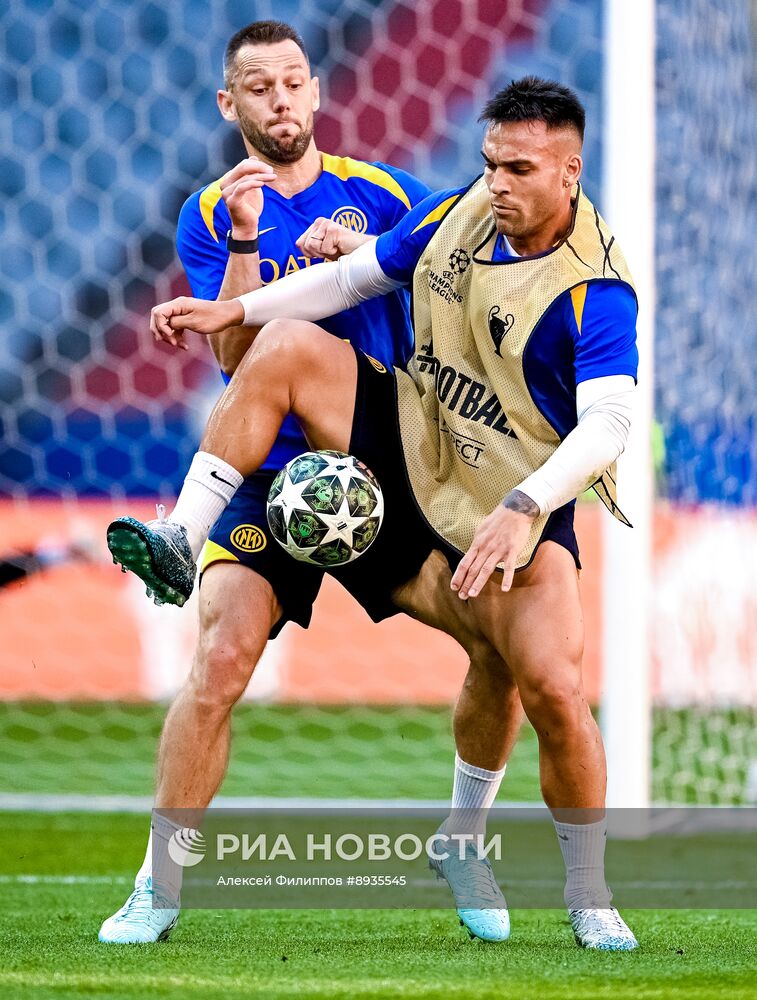 Финал Лиги Чемпионов УЕФА 2025. Тренировка команды "Интер" (Милан, Италия)