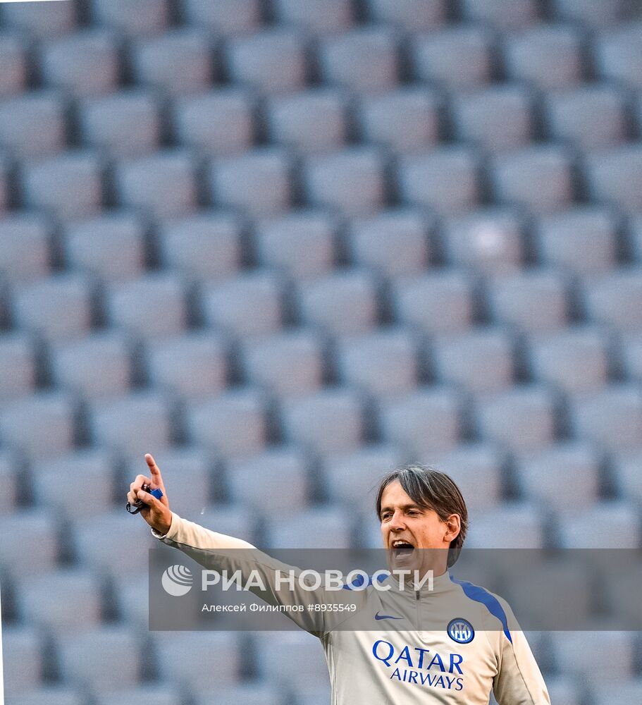 Финал Лиги Чемпионов УЕФА 2025. Тренировка команды "Интер" (Милан, Италия)