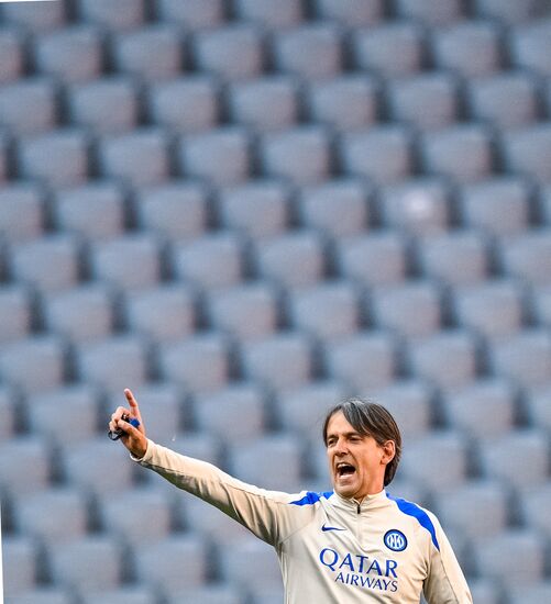 Финал Лиги Чемпионов УЕФА 2025. Тренировка команды "Интер" (Милан, Италия)