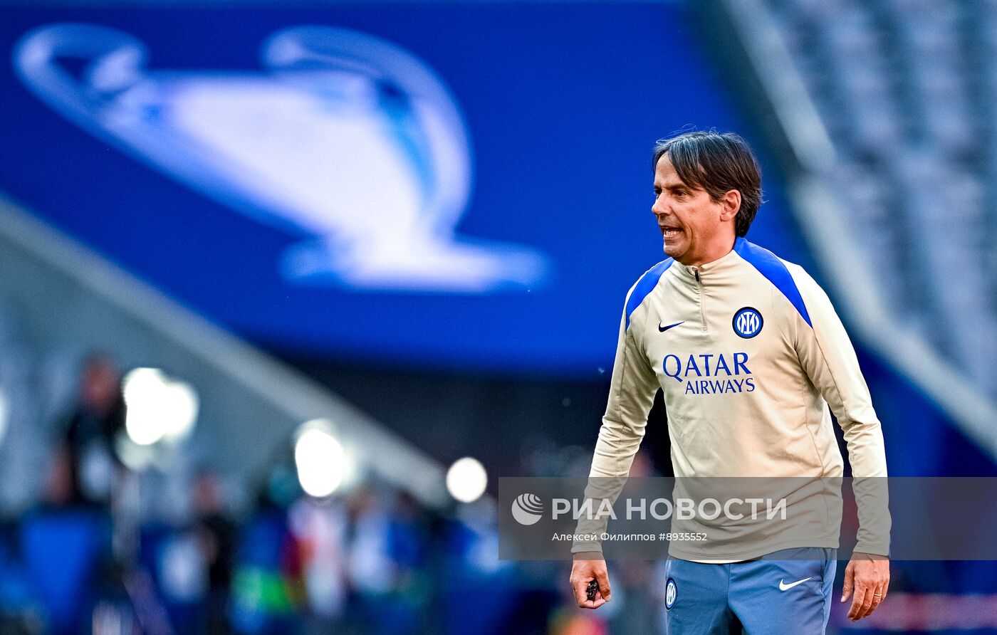 Финал Лиги Чемпионов УЕФА 2025. Тренировка команды "Интер" (Милан, Италия)