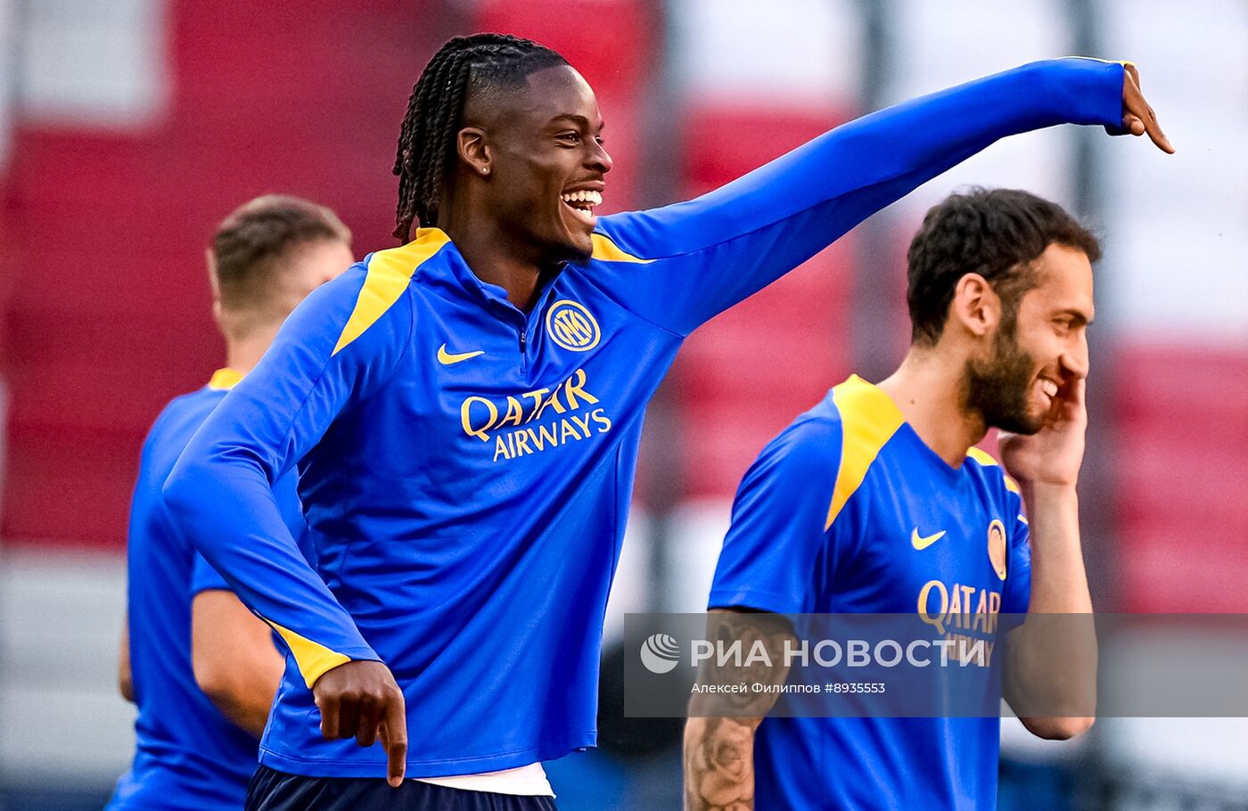 Финал Лиги Чемпионов УЕФА 2025. Тренировка команды "Интер" (Милан, Италия)