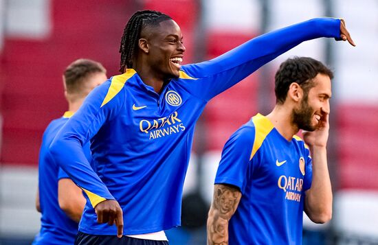 Финал Лиги Чемпионов УЕФА 2025. Тренировка команды "Интер" (Милан, Италия)