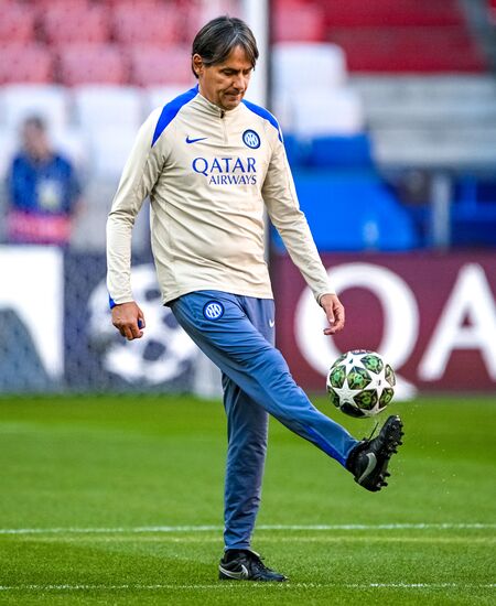 Финал Лиги Чемпионов УЕФА 2025. Тренировка команды "Интер" (Милан, Италия)