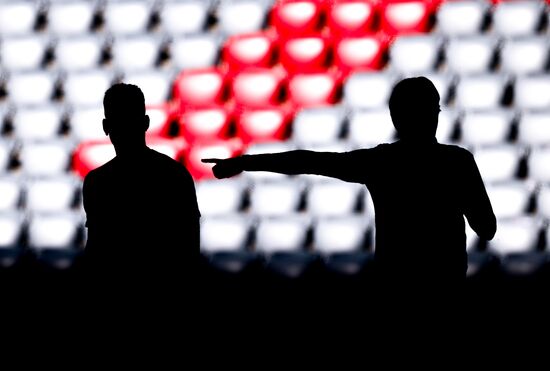 Финал Лиги Чемпионов УЕФА 2025. Тренировка команды "Интер" (Милан, Италия)