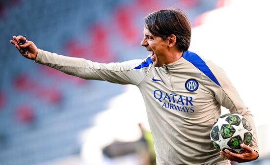 Финал Лиги Чемпионов УЕФА 2025. Тренировка команды "Интер" (Милан, Италия)