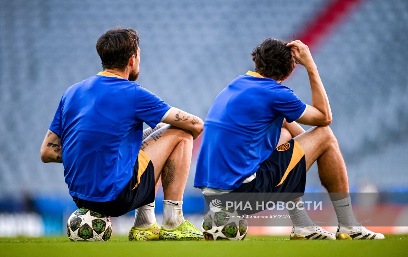 Финал Лиги Чемпионов УЕФА 2025. Тренировка команды "Интер М" (Милан, Италия)