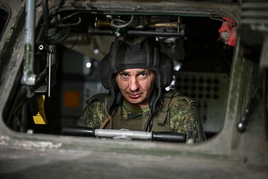 Боевая работа расчета ЗРК "ТОР М-1" группировки войск Центр на Красноармейском направлении СВО