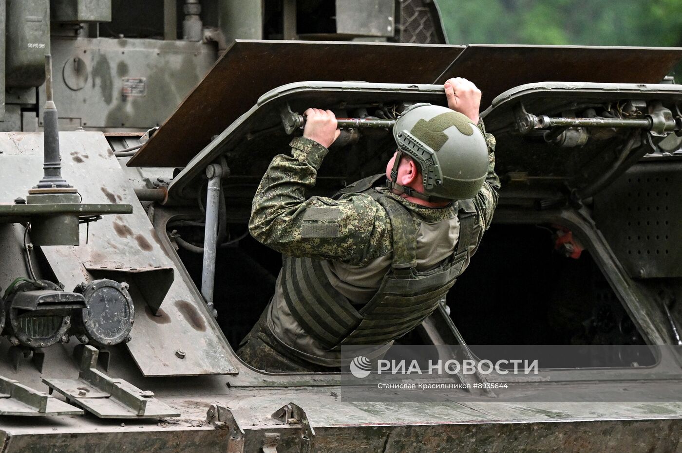 Боевая работа расчета ЗРК "ТОР М-1" группировки войск Центр на Красноармейском направлении СВО