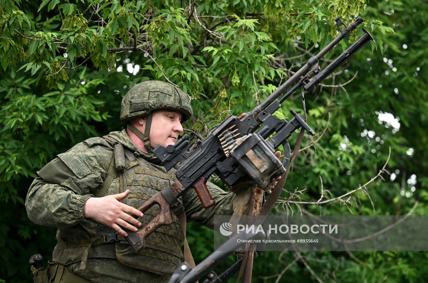 Боевая работа расчета ЗРК "ТОР М-1" группировки войск Центр на Красноармейском направлении СВО