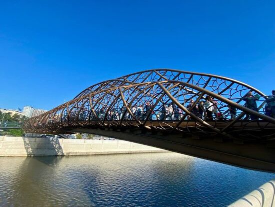 Мост "Волшебный Лист" открыли в Сочи