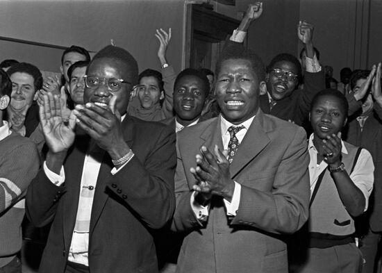 Студенты Университета дружбы народов в Москве