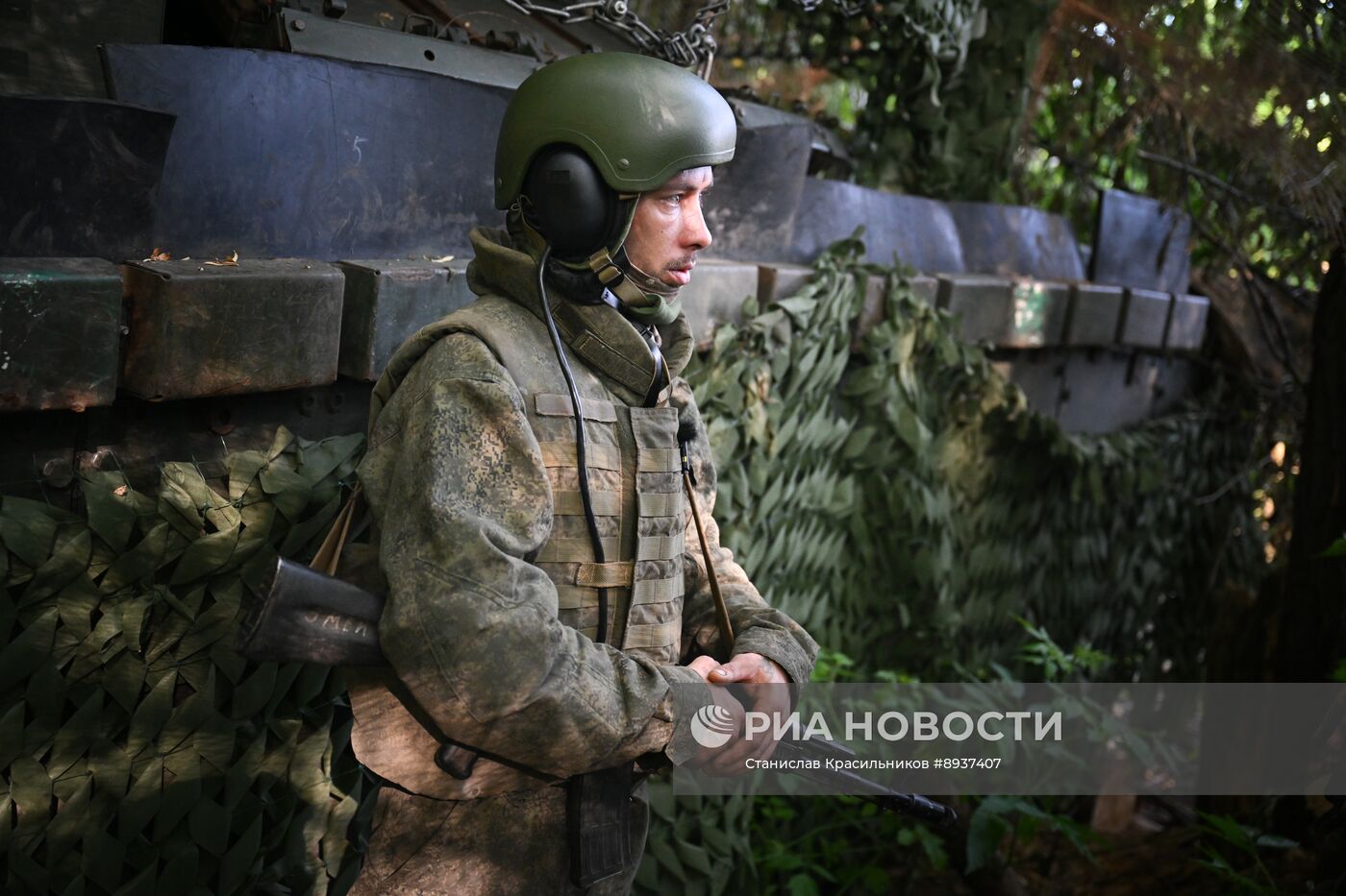 Боевая работы экипажа танка Т-80БВМ группировки войск "Центр" на Красноармейском направлении СВО