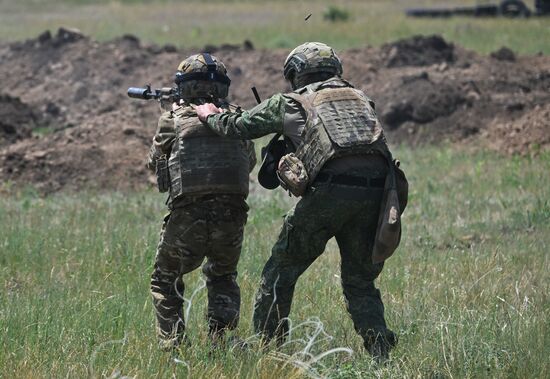Подготовка штурмовых подразделений группировки войск "Центр"