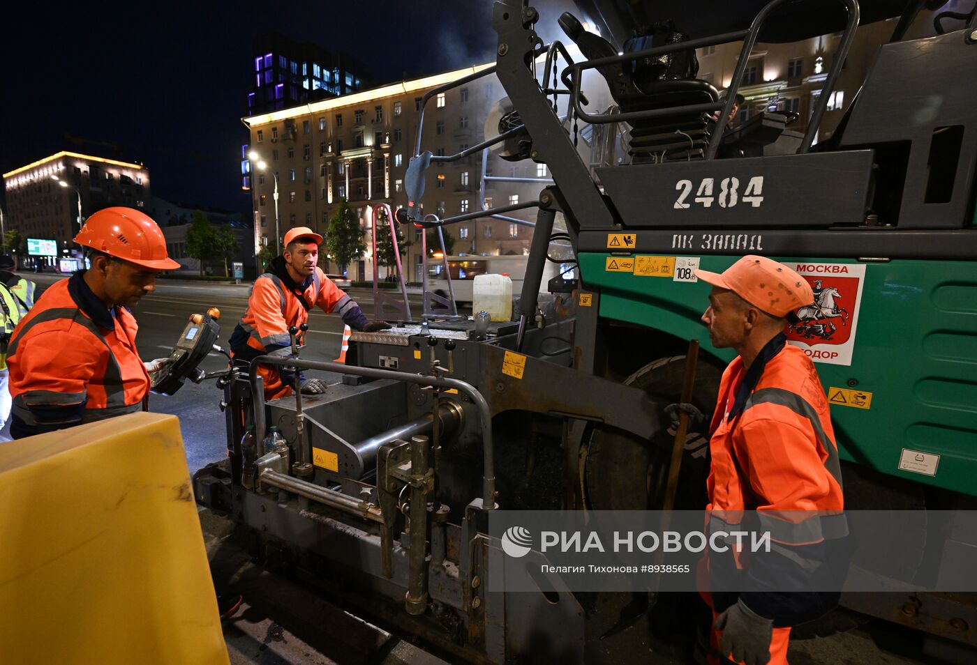Замена асфальтового покрытия на Садовом кольце