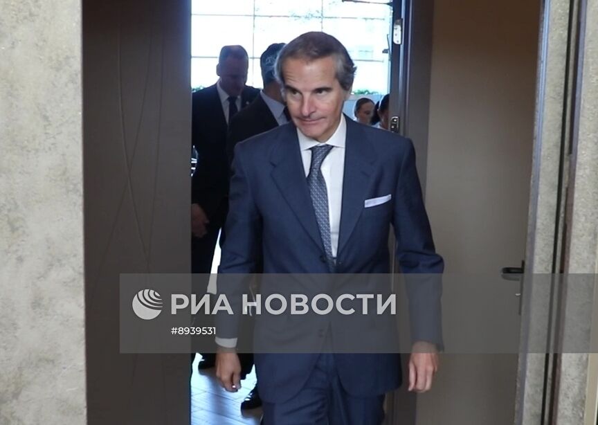 Встреча главы госкорпорации "Росатом" А. Лихачева и гендиректора МАГАТЭ Р. Гросси