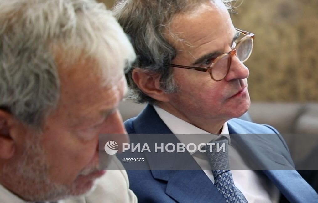 Встреча главы госкорпорации "Росатом" А. Лихачева и гендиректора МАГАТЭ Р. Гросси