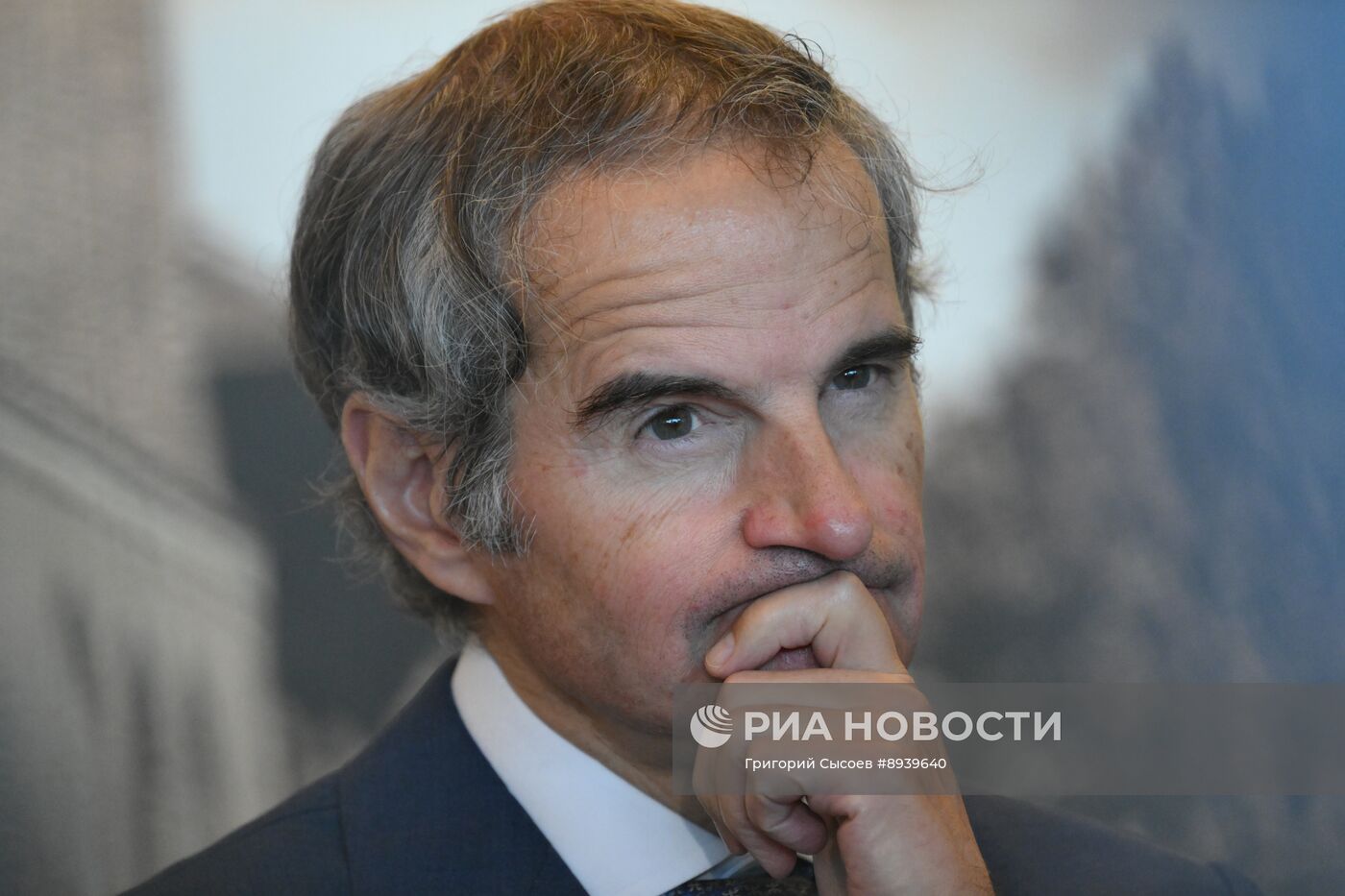 Встреча главы госкорпорации "Росатом" А. Лихачева и гендиректора МАГАТЭ Р. Гросси