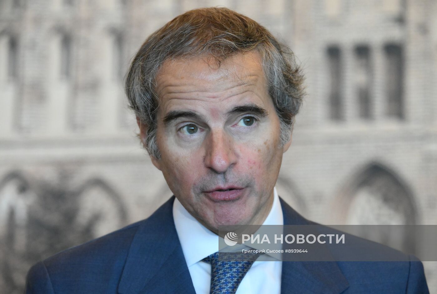 Встреча главы госкорпорации "Росатом" А. Лихачева и гендиректора МАГАТЭ Р. Гросси