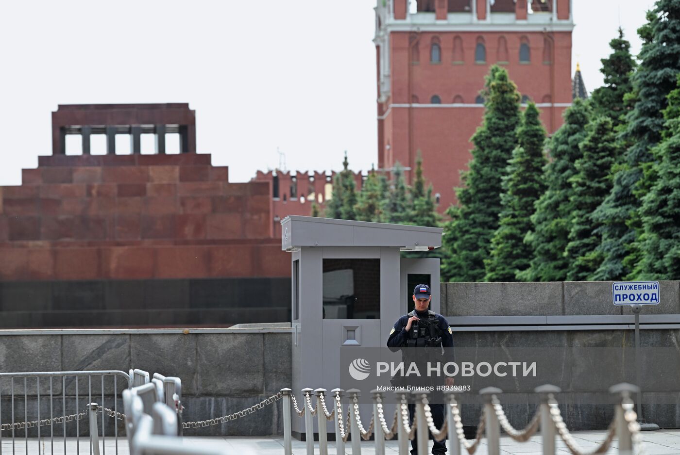 Мавзолей В. И. Ленина на Красной площади в Москве