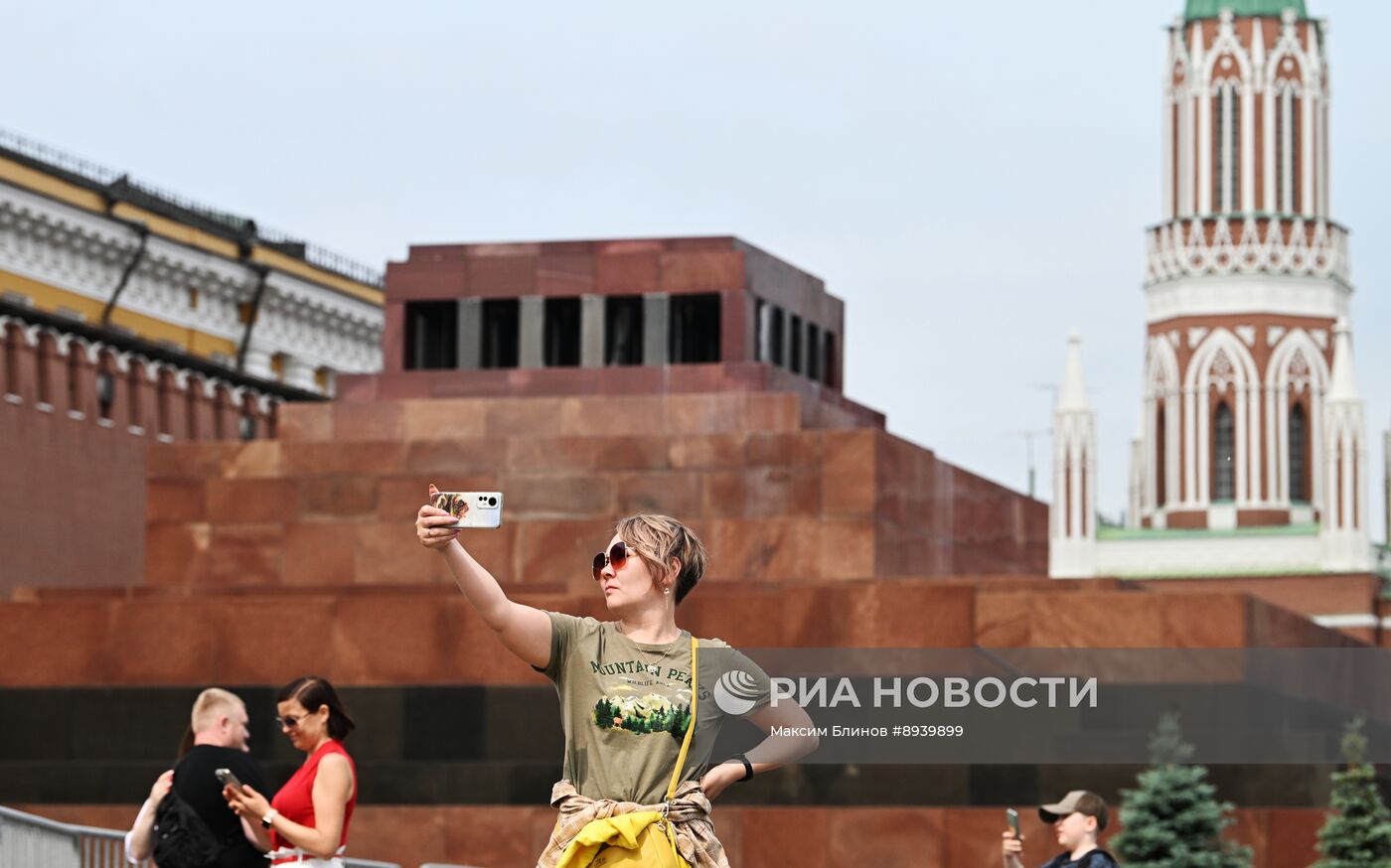 Мавзолей В. И. Ленина на Красной площади в Москве