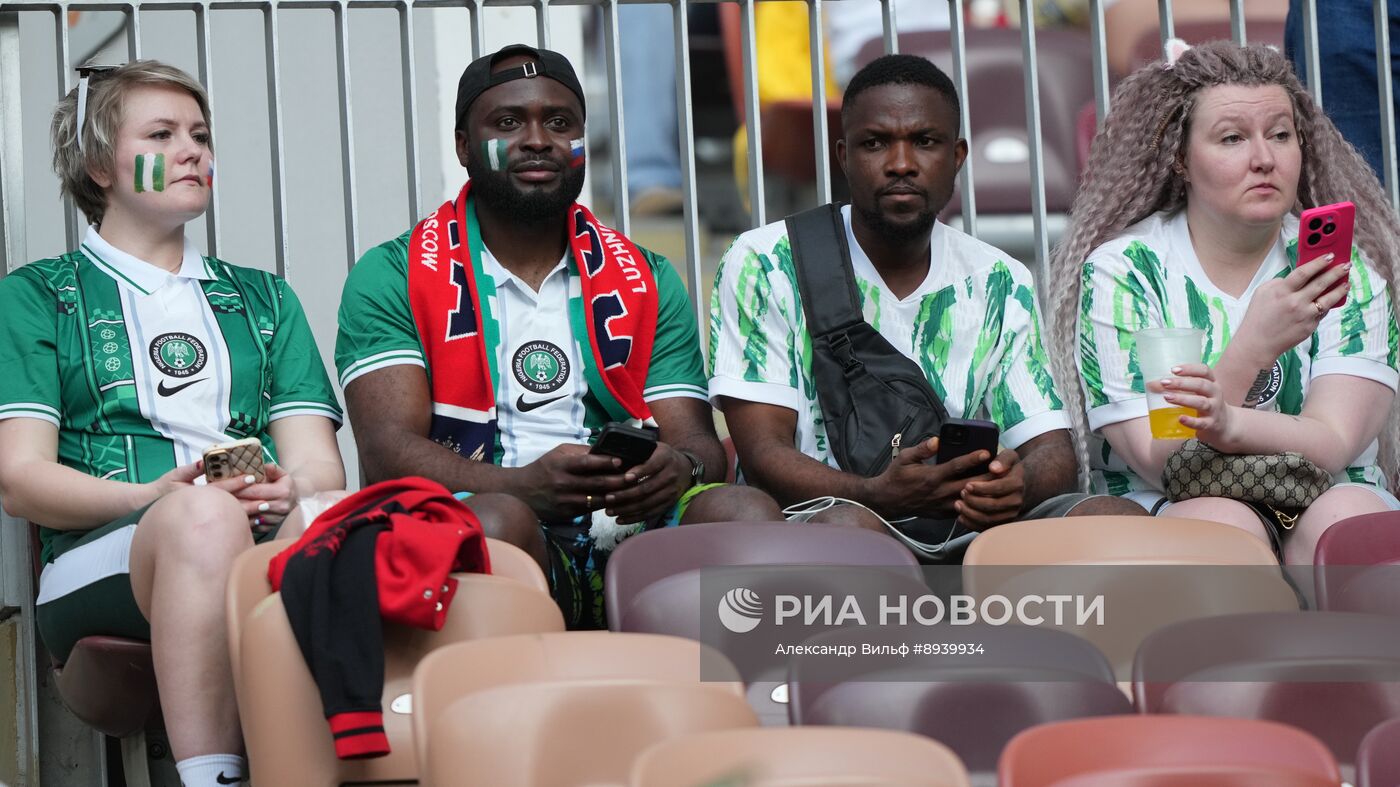 Футбол. Товарищеский матч Россия – Нигерия