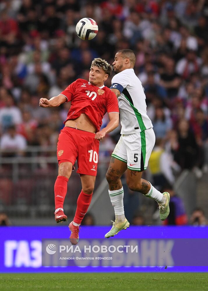 Футбол. Товарищеский матч Россия – Нигерия