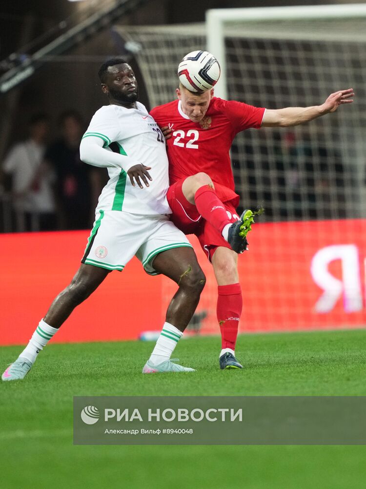 Футбол. Товарищеский матч Россия – Нигерия