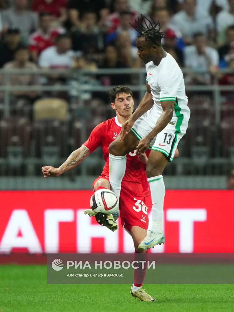 Футбол. Товарищеский матч Россия – Нигерия