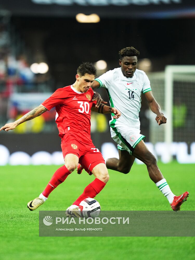 Футбол. Товарищеский матч Россия – Нигерия