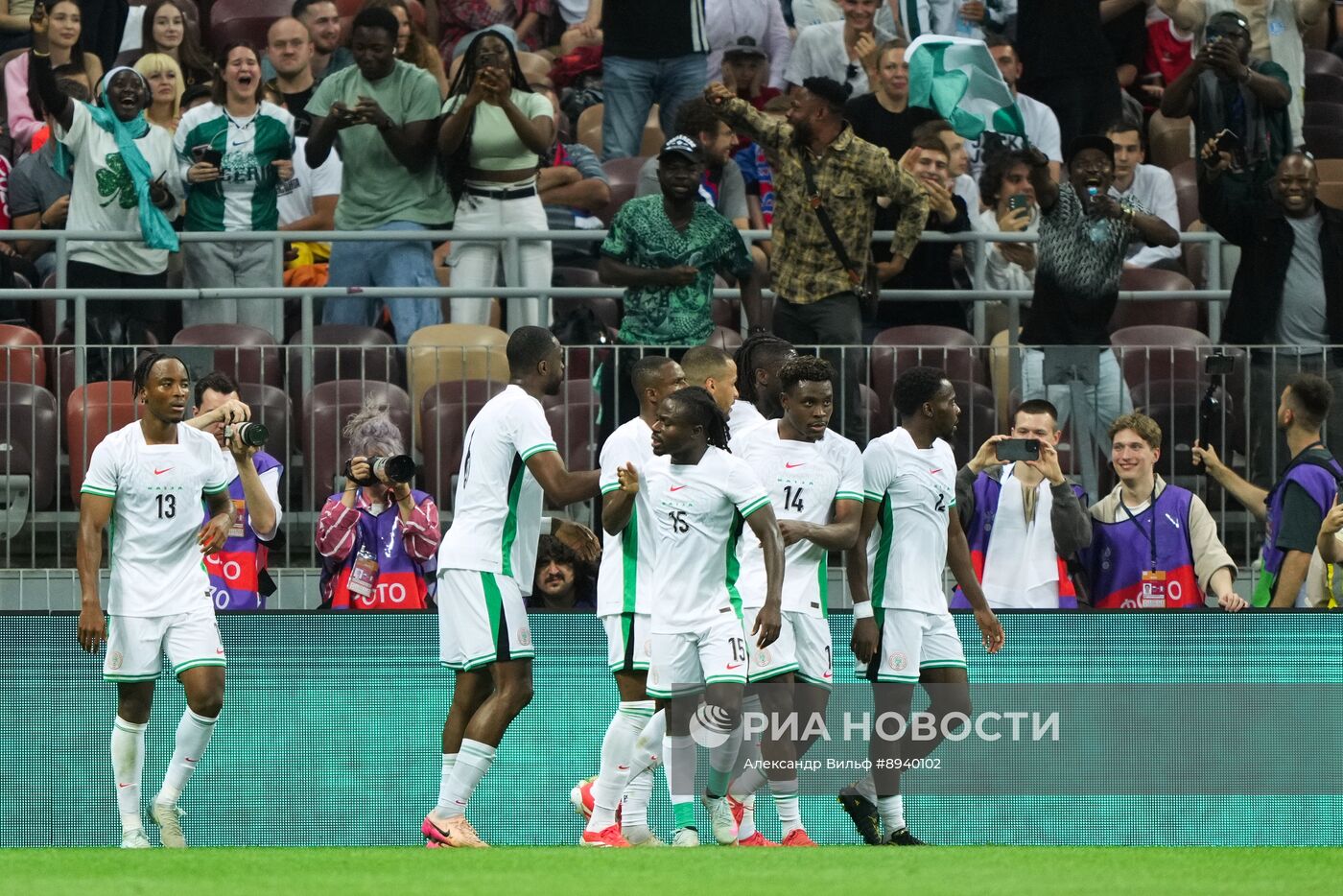 Футбол. Товарищеский матч Россия – Нигерия