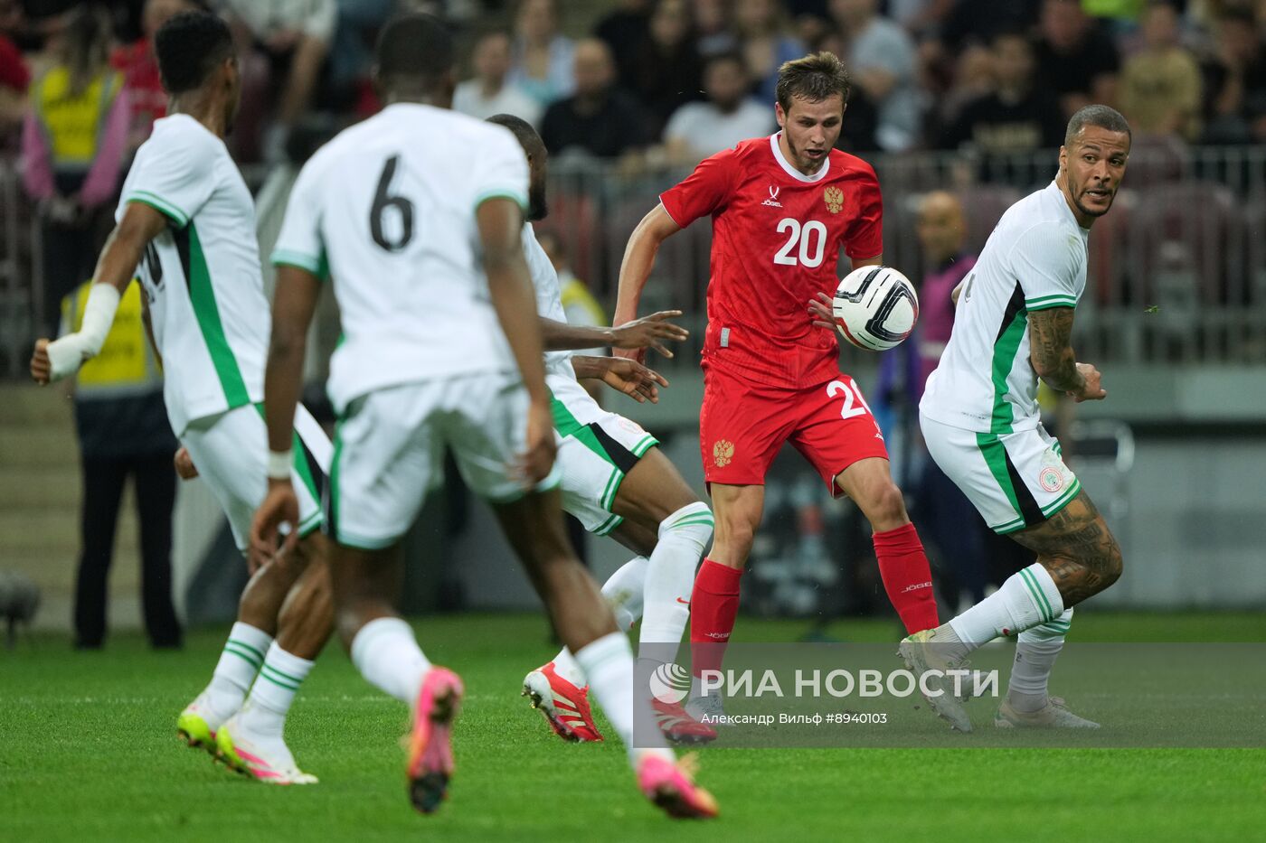 Футбол. Товарищеский матч Россия – Нигерия