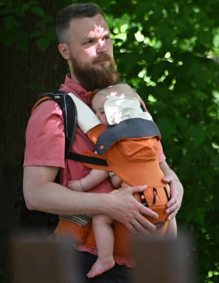 Жара в Москве