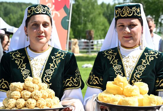 Празднование Сабантуя 