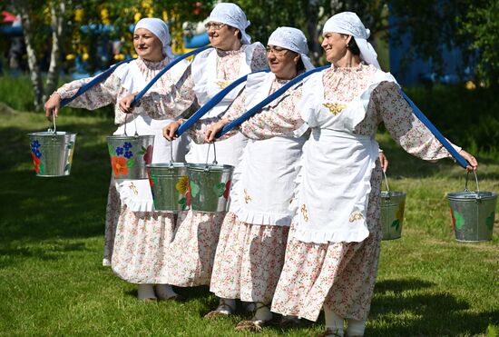 Празднование Сабантуя 