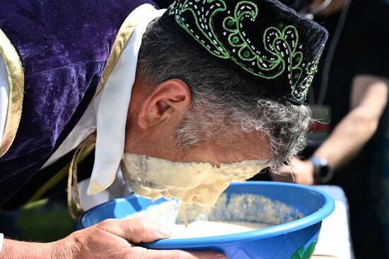 Празднование Сабантуя 